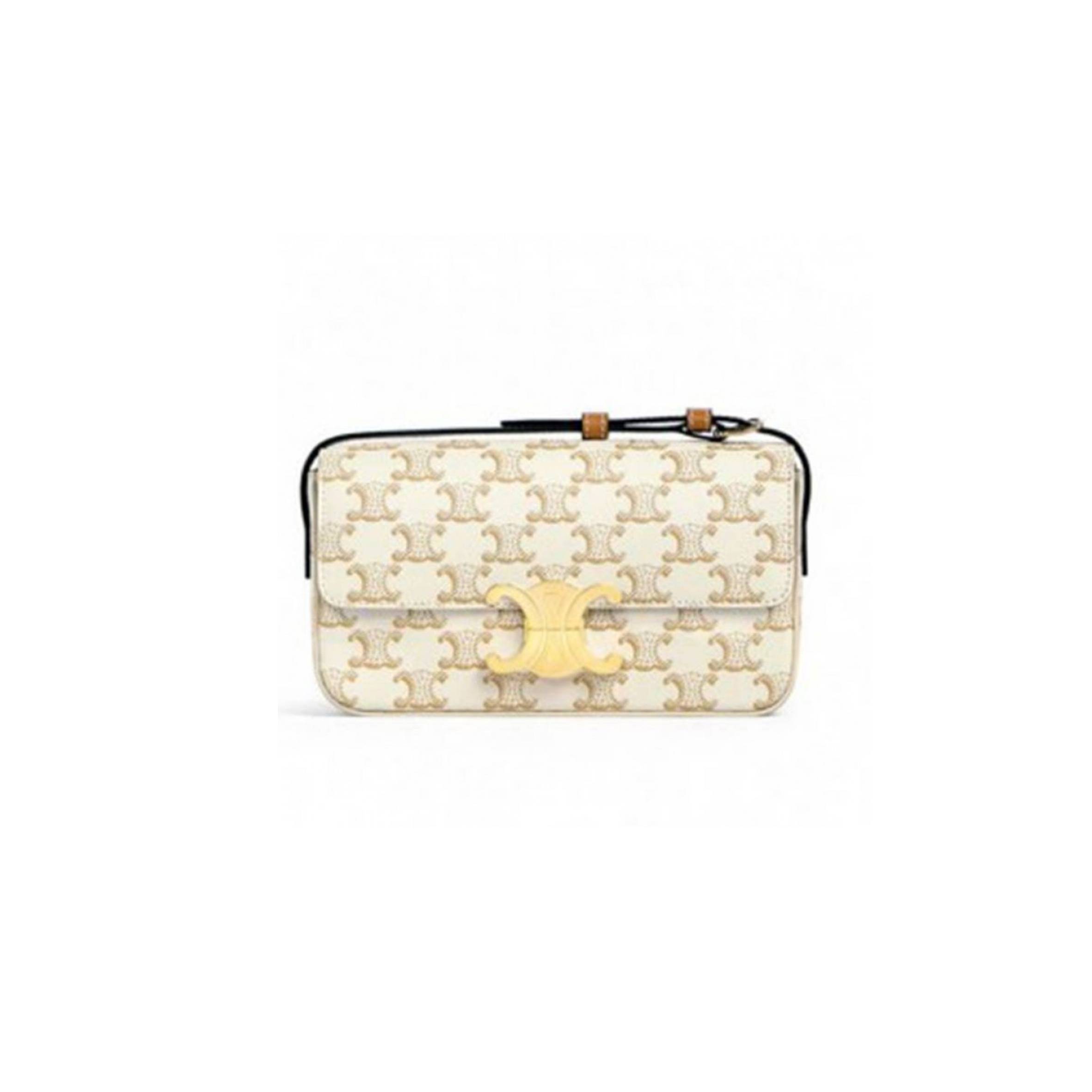 CELINE TRIOMPHE SHOULDER BAG 194142CUZ.01BC (20*10*4cm)
